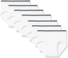Amazon Essentials Men's Cotton Tag-Free Breathable Briefs Underwear, Multipacks
