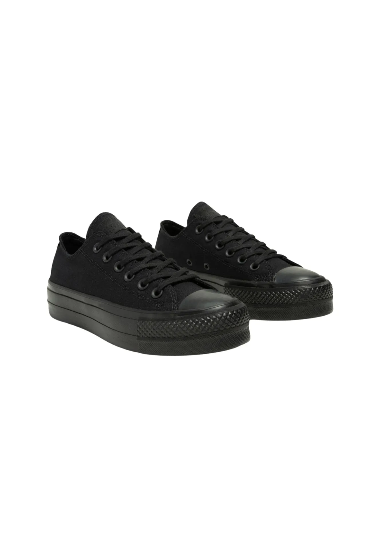 Chuck Taylor All Star Canvas Lift Low Top Black Black