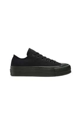 Chuck Taylor All Star Canvas Lift Low Top Black Black
