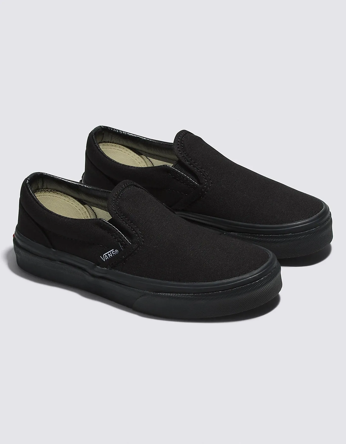 Classic Slip-on Black/Black Shoes (Kids)