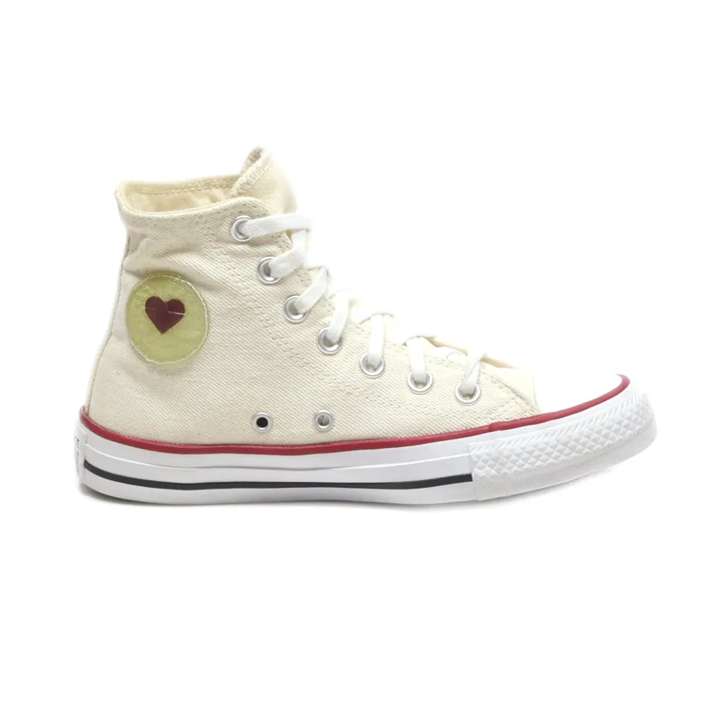 Converse High-Top Sneakers Canvas Beige Colour For Women