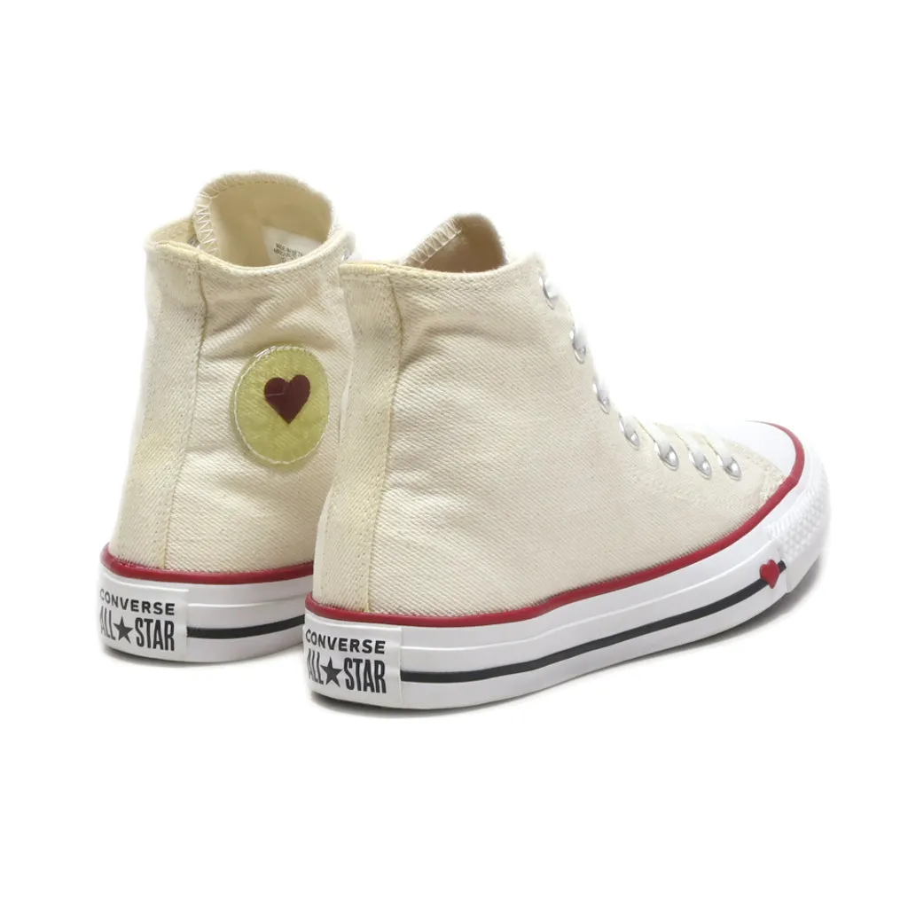 Converse High-Top Sneakers Canvas Beige Colour For Women