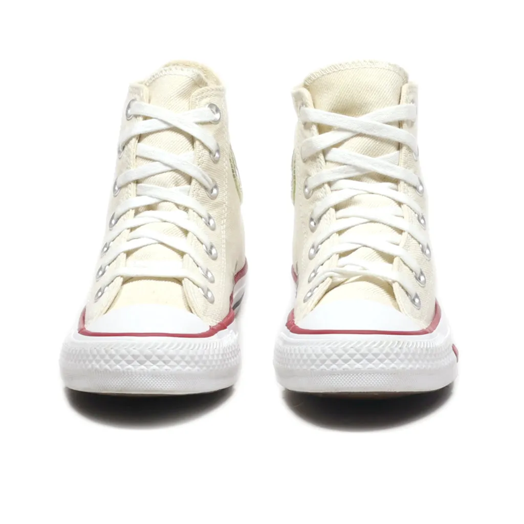 Converse High-Top Sneakers Canvas Beige Colour For Women