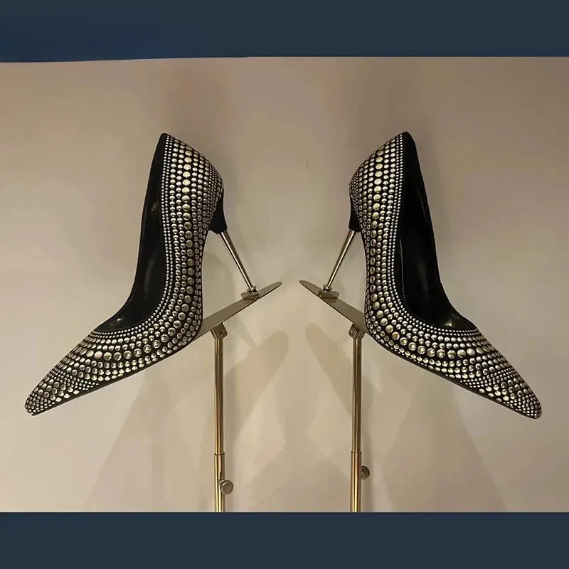 Funki Buys | Shoes | Women's Luxury Metallic Designer Slip-Ons