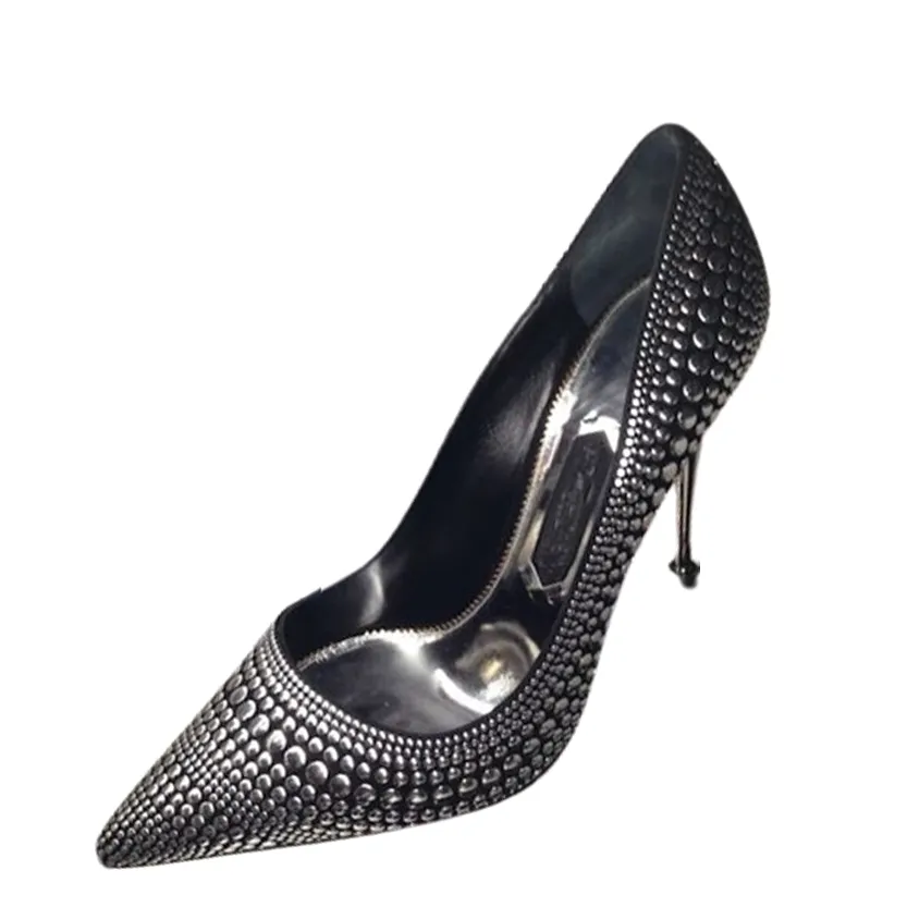 Funki Buys | Shoes | Women's Luxury Metallic Designer Slip-Ons