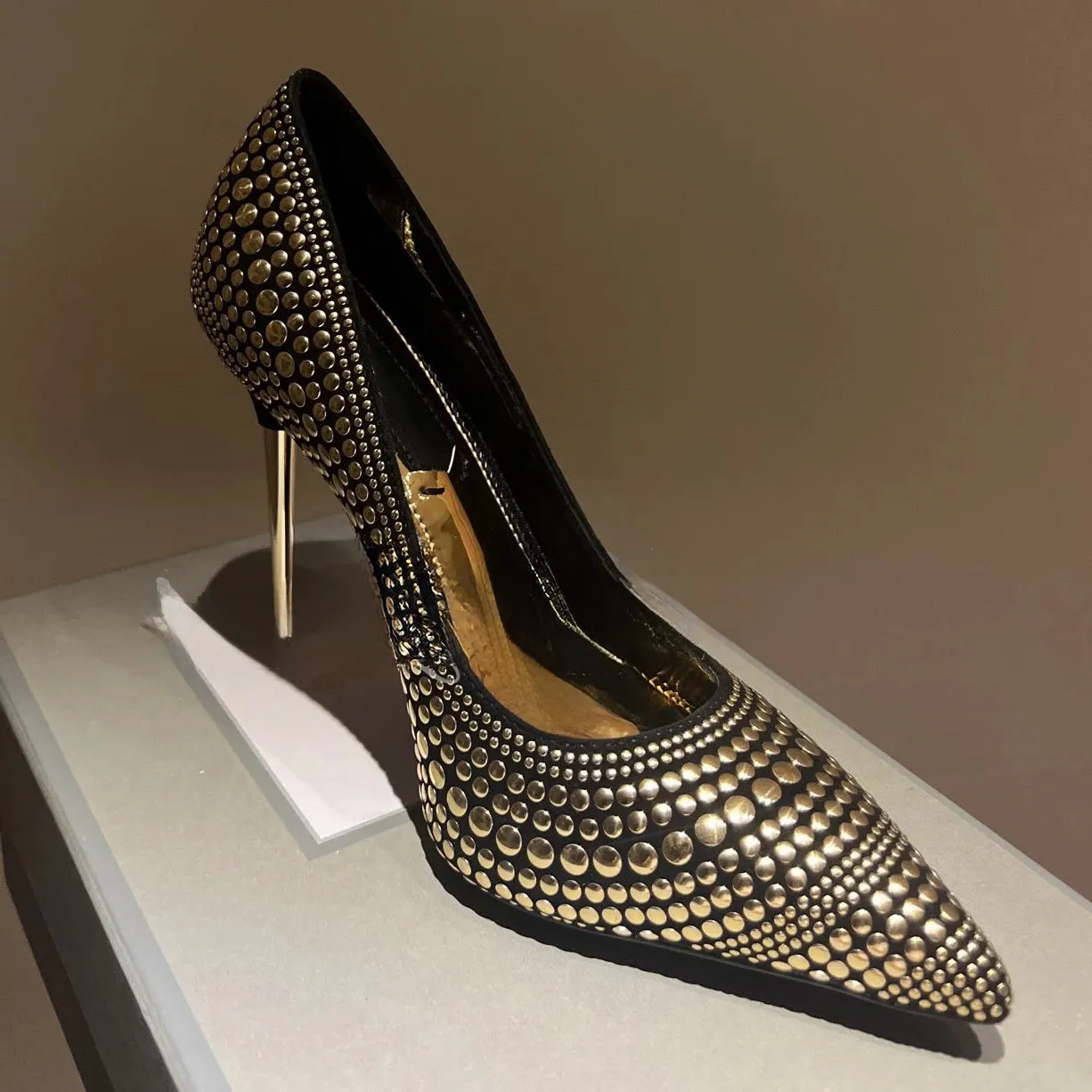 Funki Buys | Shoes | Women's Luxury Metallic Designer Slip-Ons