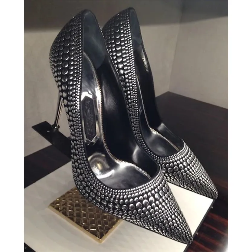Funki Buys | Shoes | Women's Luxury Metallic Designer Slip-Ons