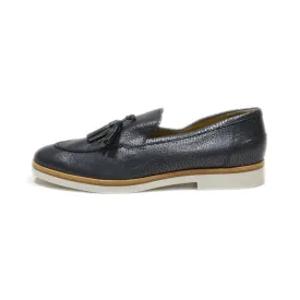 Geox Slip Ons Leather Grey Colour For Women