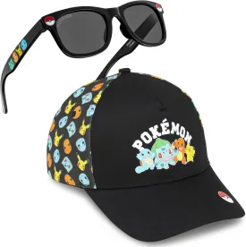 Get Trend Baseball Cap for Boys Teens Kids Sunglasses Set Adjustable Hat UV Protection