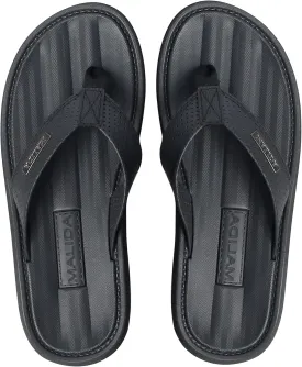 MALIDA Mens Flip Flops Non-Slip Bathroom Shower Shoes Waterproof Cushion foam Indoor and Outdoor Thong Sandals