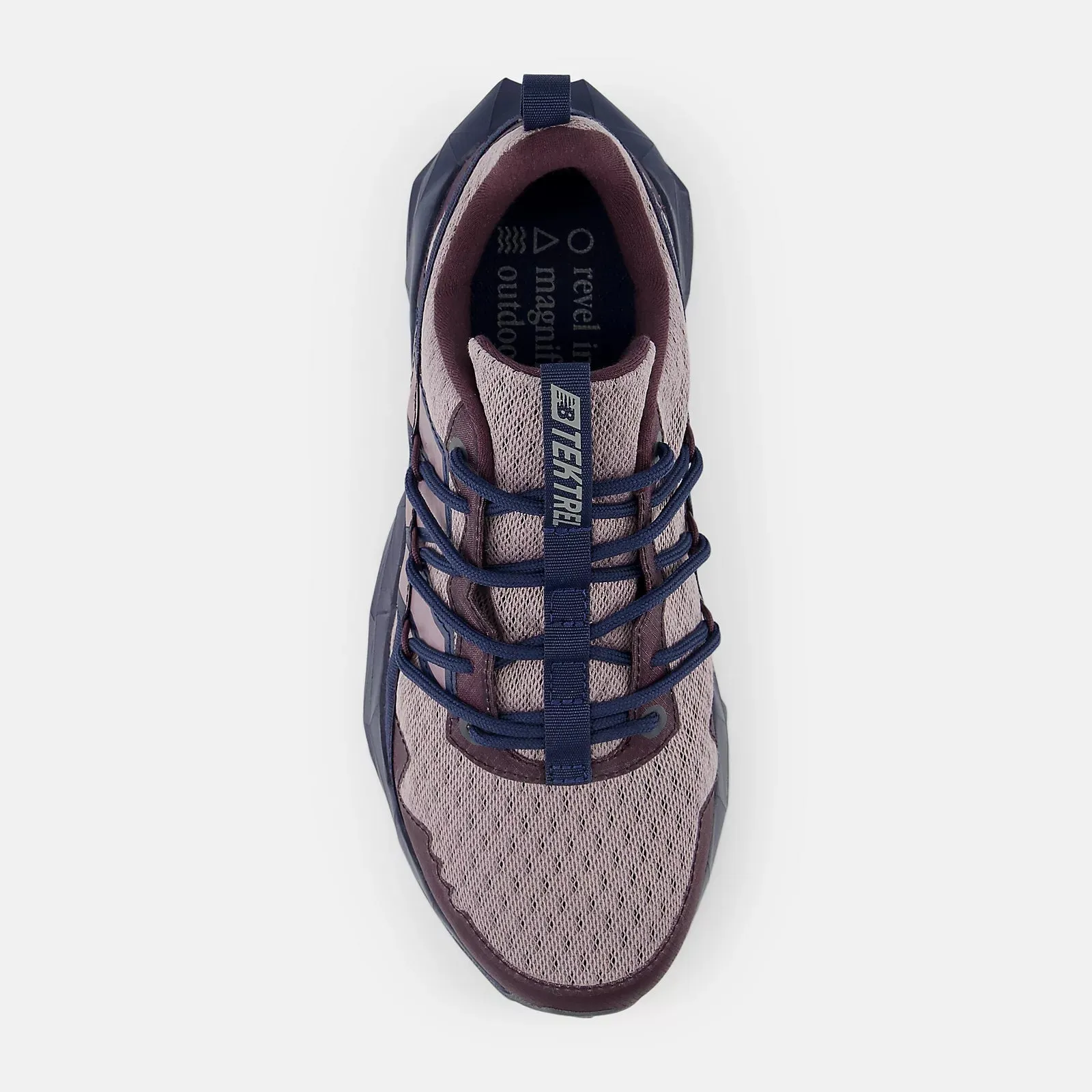 New Balance Women's Tektrel Shoes Ice Wine/Plum Brown/NB Navy WTTTROP1