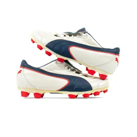 Puma King Executive I White Blue FG