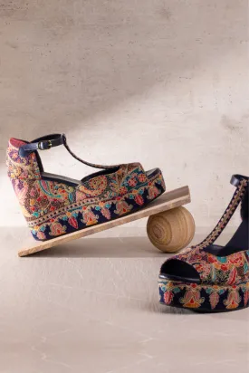 Rasha Blue Wedges