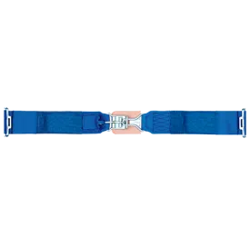 Simpson 5-Point Standard Latch & Link Lap Belt - Pull Down Adjust - 55" Bolt-In - Red